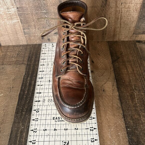 Red Wing 1907 Heritage Moc Toe Work Boots Mens 10 D - Picture 5 of 12